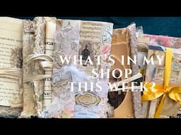 What’s In My Shop This Week - Journals / Folios / Ephemera Galore