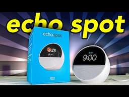 Is This My New FAVORITE Smart Clock? ⏰ | Amazon Echo Spot UNBOXING!