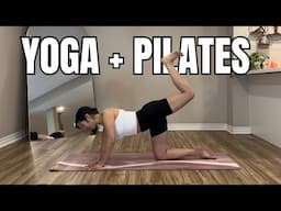 30 Mins Yoga Pilates Flow | Total Body Fusion Workout & Weight Loss