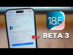 iOS 18.5 Beta 3  - What’s New? (Nothing Really)