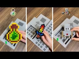 Crafting Minecraft Impossible items BUT Lego!