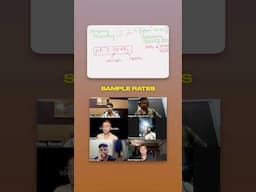 Sample Rate Explained in 60 SECONDS 🤯🔥 #shorts #youtubeshorts #short