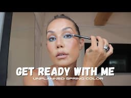 #grwm at my vanity - unplanned spring color