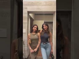 💕 #suhanakhan GETS READY with her #girlgang #grwm #makeup #friends #shorts