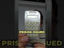 a calculator, for prisoners 😳 #shorts