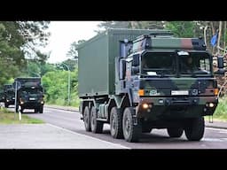 Logistikbataillon 171 aus Burg rollt zur Übung 3/9