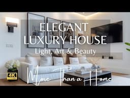 2025 Elegant Luxury House Design: Elegant Interior Ideas with Timeless Artistic Decor & Lighting