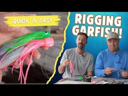 The EASIEST Dead Bait Rig for Marlin & Wahoo! (Chugger OR Bullet Head Tutorial)
