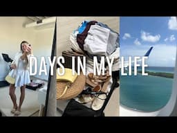 VLOG: pack, prep, + travel to Aruba !!