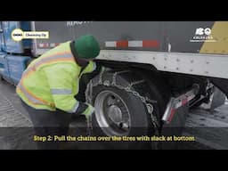 Chaining Up How To - CDOT Truck Safety Shorts Winter Driving