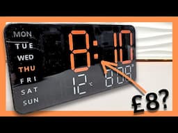 Testing TEMU's Viral Voice Activated LED Alarm Clock - Worth The Hype?