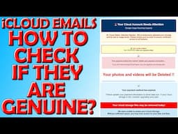 ⚠️ How To Check If iCloud Email is Genuine ⚠️