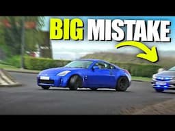 350Z SENDS IT In Front of Unmarked POLICE Leaving a Car Show!
