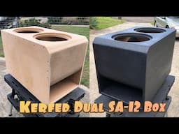 Kerfed Ported Enclosure for 2 Sundown Audio SA-12's