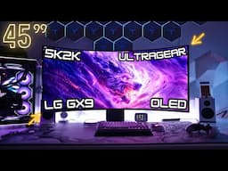 LG 45-inch GX9 UltraGear OLED 5K2K Unboxing, First Impressions, 165Hz, and 330Hz Gameplay - 45GX950A