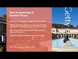 New Archaeology of Ancient Thrace