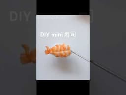 DIY Sushi 🍣 Tray #art #food #sushi #miniature #craft #寿司