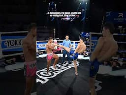 At Rajadamnern, it’s always a battle with no holding back. Blow for blow. 🥊 #shorts