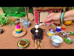Miniature Mutton Masala Dosa | Madurai Mutton Kari Dosai Recipe | Rini's Miniature |
