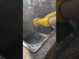 ASMR SINK CLEAN | SATISFYING CLEANING ✨ #asmrcleaning #sinkcleaning #satisfyingasmr