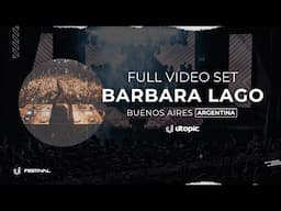 Barbara Lago LIVE at Utopic Indoor Festival @ Groove - 07.12.24 [HARD TECHNO] 4K