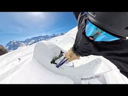 How to Land on a Pro Skiers Neck…