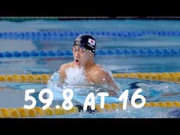 16 Year Old Goes Sub Minute for 100m Breaststroke (LCM)