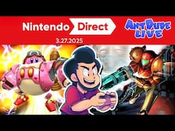 Nintendo Direct 3/27/2025 Watch Party - AntDude Reacts