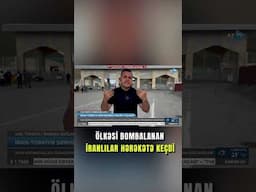 Ölkəsi bombalanan iranlılar Türkiyədən vətənə qayıdır