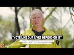 Greg Mullins: "Vote like our lives depend on it... Because they do"