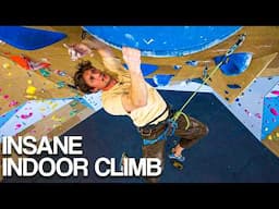 Pro Climber vs Amateur on HUGE Indoor Route (#1 Mistake and Easy Fix)