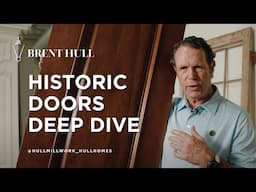 Understanding historic doors- how to know its style and period.