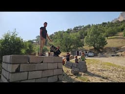 🏔️A new beginning in the heart of the mountains: construction in the heart of wild nature 🧱⛰️