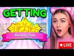 Trying To RANK UP To RUNWAY DIVA (WEEK 3) On My ALT ACCOUNT In DRESS TO IMPRESS! | ROBLOX Live