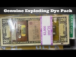 Genuine Exploding Dye Pack Banknote Bundle - PCGS