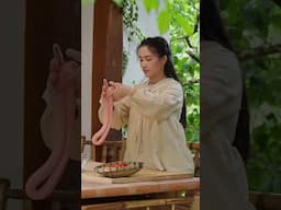 酸酸甜甜的樱桃酱，包进软糯大福再加上香甜的奶油，一口是整个夏天。#shorts  #滇西小哥 #cooking  #cherry  #summer