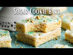 Sugar Cookie Bars! SO EASY!
