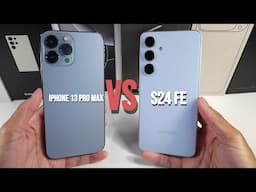 iPhone 13 Pro Max VS Samsung Galaxy S24 FE In 2025 (Camera Comparison, PUBG & Display & Speed)
