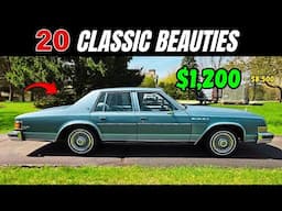20 Classic Cars You Can Afford – $1,200 to $8,500!