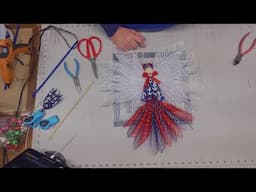 How to Make a Coast Guard Military Deco Mesh Angel DIY Tutorial