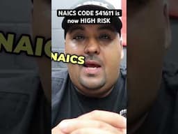Consulting is Now a High-Risk NAICS Code