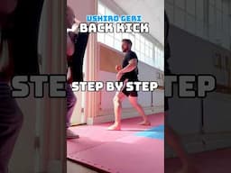 Back kick - Ushiro Geri #karate #martialarts #shotokan #tips #taekwondo #kickboxing