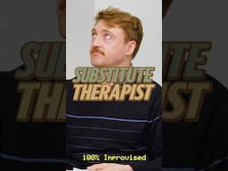 Don’t book your therapist through an app that also delivers groceries 😮‍💨 #comedy #improv #sketch