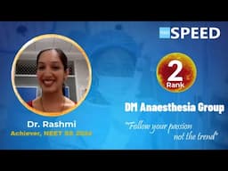 Best NEET SS Coaching App By Dr. Rashmi., Rank 2, NEET SS Anaesthesia  |  from SPEED #neetss