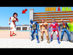 GTA 5: Kamla Play Hide And Kill With Jack And Rope Hero In Indian Theft Auto! (Gta 5)