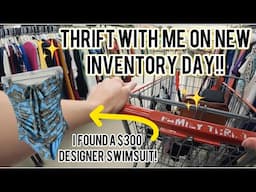 Thrift With Me at 7AM on New Inventory Day for Items to Resell on Poshmark for a GREAT Profit!! $$