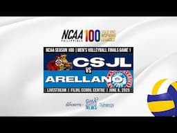 Letran vs. Arellano (Men's Volleyball Finals Game 1) - Replay | NCAA Season 100