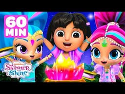 Best CAMPING Moments! 🚌🏕️ w/ Dora, Shimmer & Shine, & More! | 60 Minutes | Shimmer and Shine