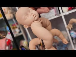 The dolls come alive!!! nlovewithreborns2011 is painting reborn dolls