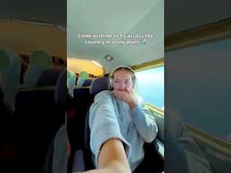 Flying across the country in a tiny plane!! 😳✈️ #travel #aviation #flight